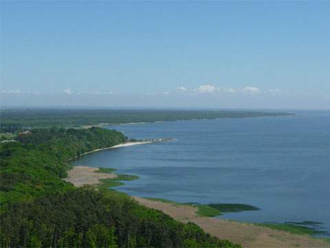 die Küste von Usedom